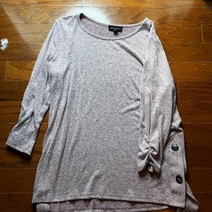 Pink Sweater with Button Details